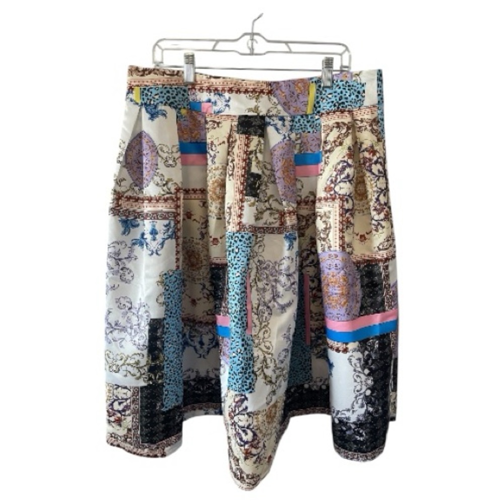 🛍️ Gracia Baroque Patchwork Midi Skirt lSize 1XL l Poshmark